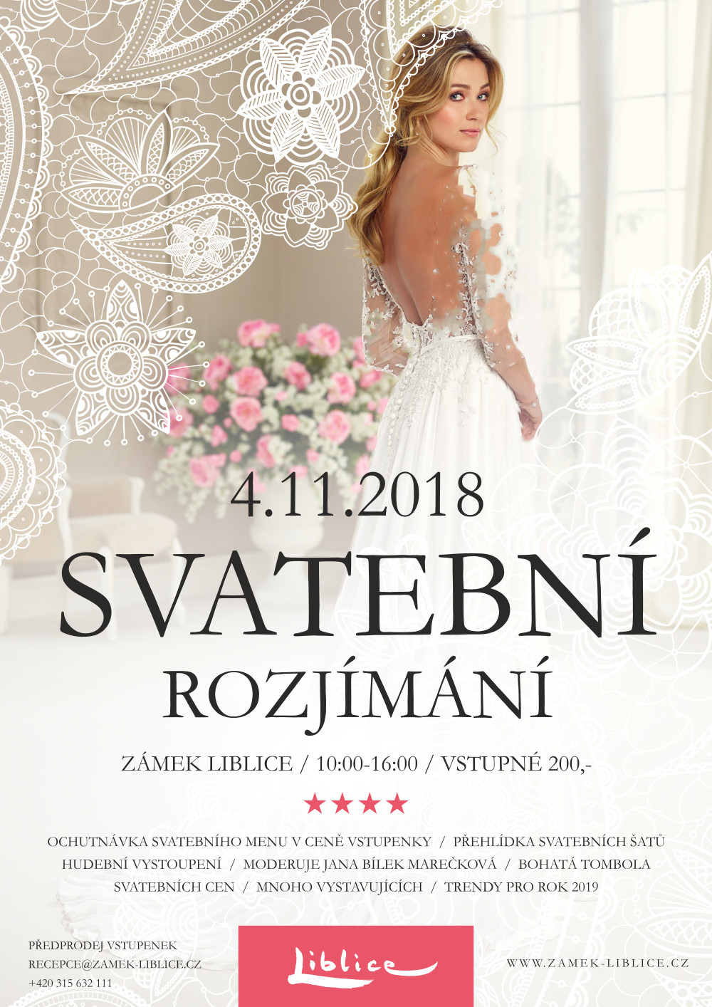 Svatební rozjímání na zámku v Liblicích
